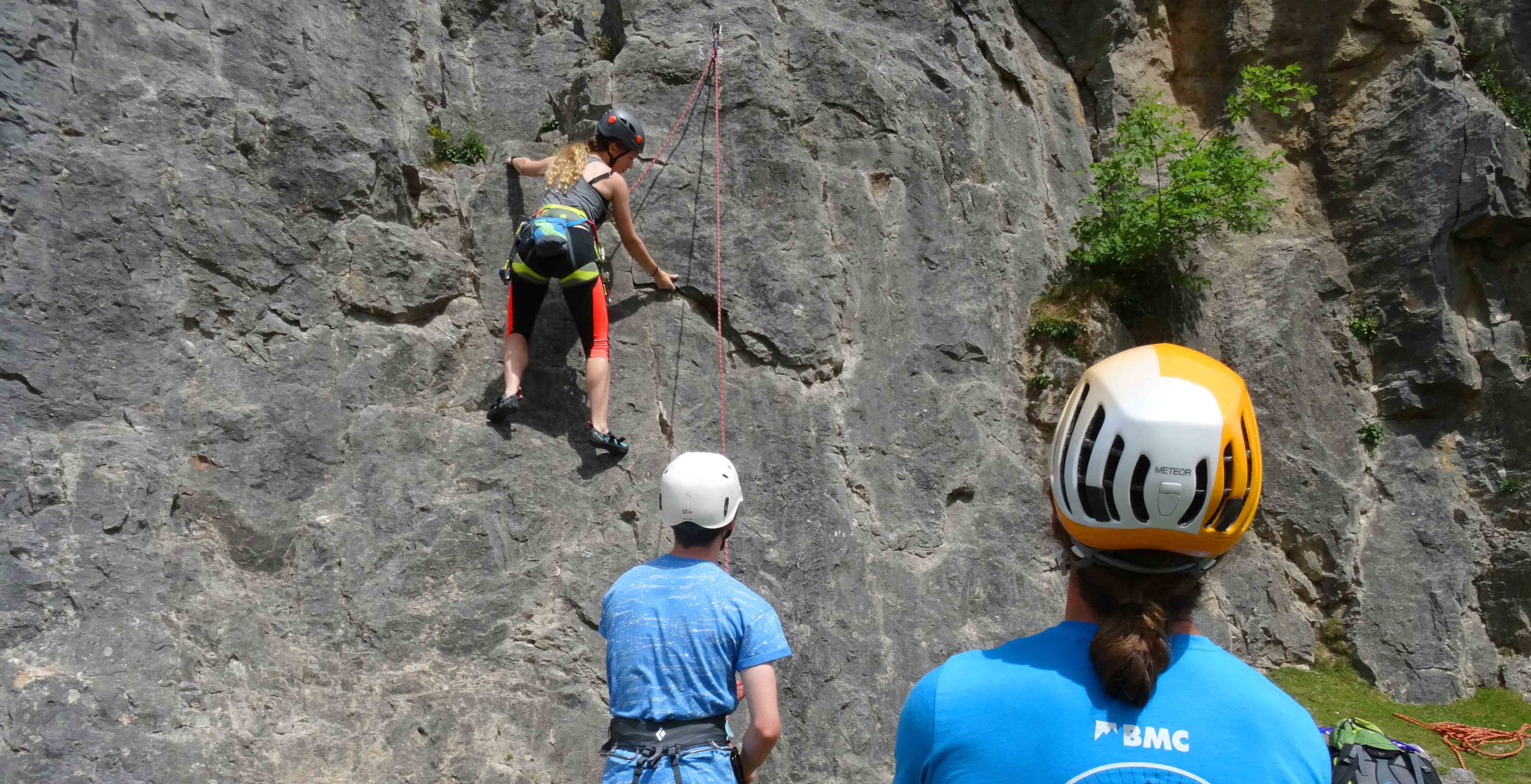 under 18 outdoor sport climbing