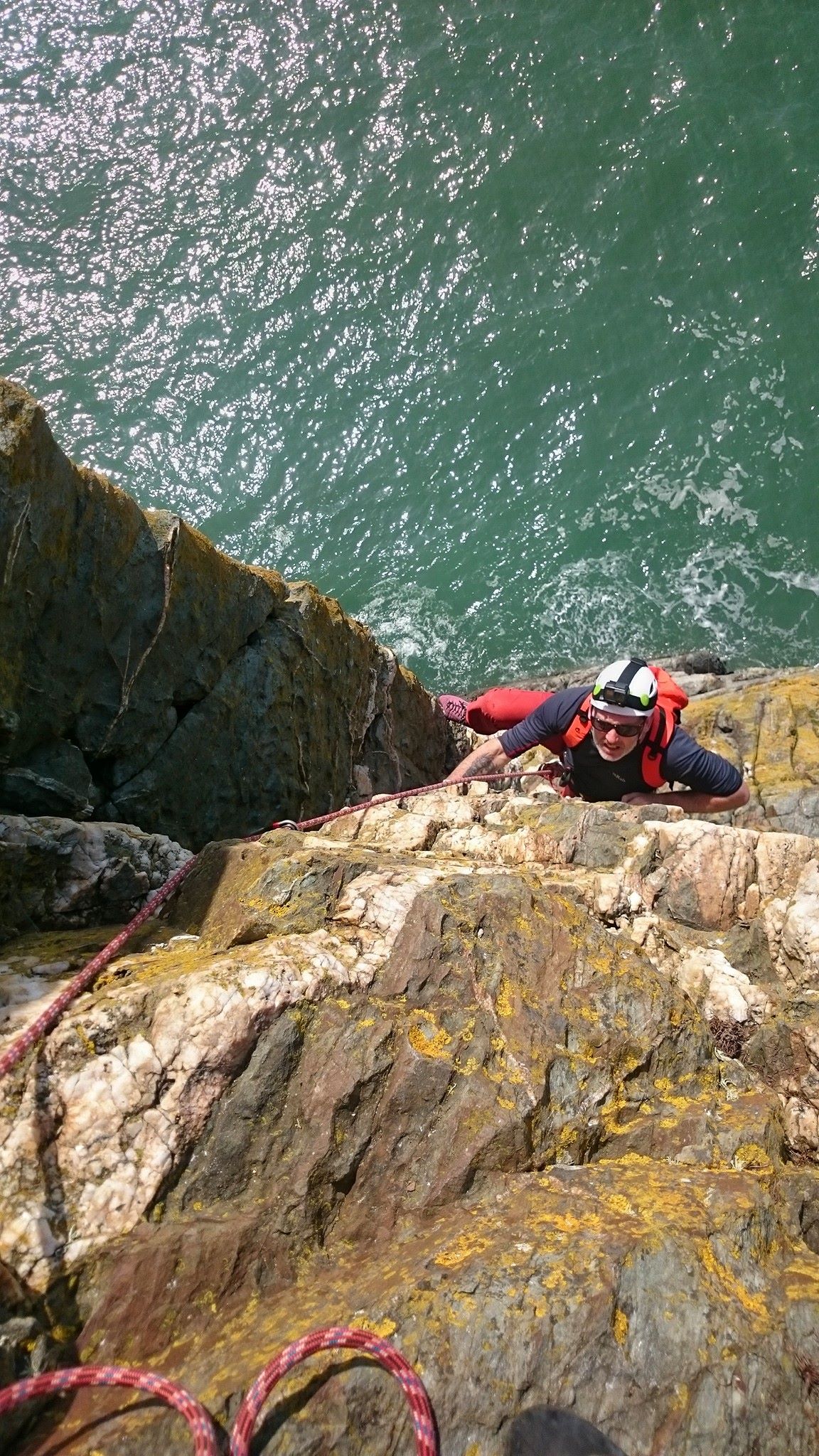 Guided Sea Cliff Climbing DWG Mountaineering and Climbing Development